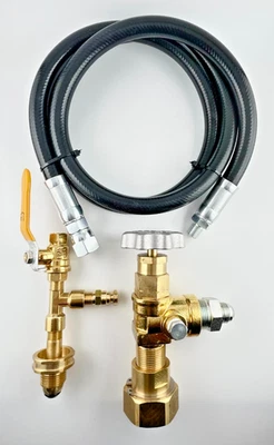 Liquid Propane Transfer Unloading Kit POL Vapor Tank 7590U 7591U 1-5/8"-20 UNF - Image 1 of 4