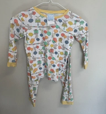 Bella Bliss Unisex Birthday Bunny Pajamas size 6 - Image 1 of 4