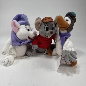 3 Disney Store The Rescuers Bianca Mini Bean Bag Stuffed Animal Plush W Tag - Picture 1 of 15