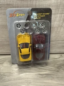 ‘63 & ‘03 Chevy Corvette Past & Present Body Kit ZipZaps Micro RC*MISSING 2 RIMS - Picture 1 of 5
