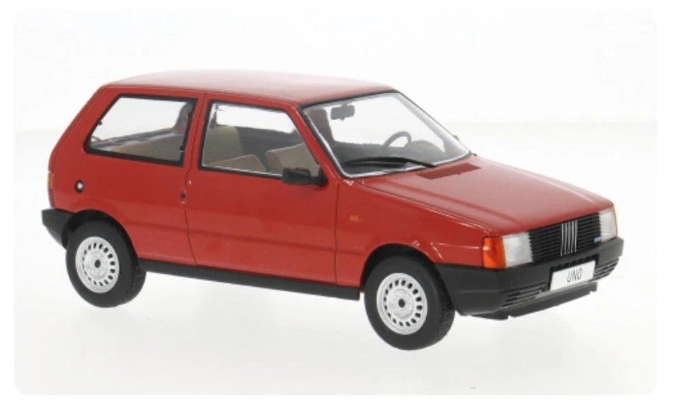 Fiat Uno Rouge 1983 1/24 Whitebox - Photo 1/1