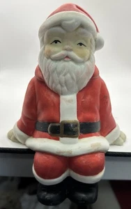 Vintage Ceramic Hand Painted Santa Claus Shelf Sitter See Pics For Condition - Picture 1 of 15