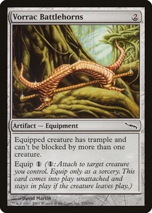 1x Vorrac Battlehorns - LP - Mirrodin Block - SPARROW MAGIC - Picture 1 of 1