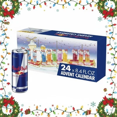 Red Bull Energy Drink Variety Advent Calendar Pack 2025 - In Hand - Image 1 of 4