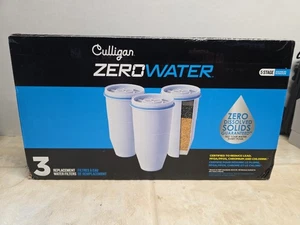 Culligan Zerowater 5-Stage Advance Water Filter Replacement White Blue Pack of 3 - Picture 1 of 12
