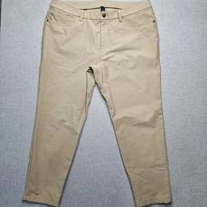 Pantalone Lululemon Uomo 38x28 Cachi Beige ABC Warpstreme - Foto 1 di 12