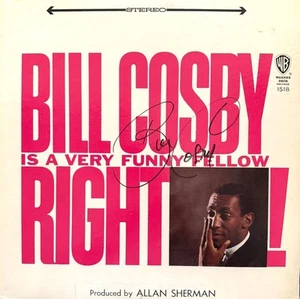 ÁLBUM LP AUTÓGRAFO FIRMADO A MANO POR BILL COSBY con CARTA "ES UN TIPO MUY DIVERTIDO" - Imagen 1 de 3