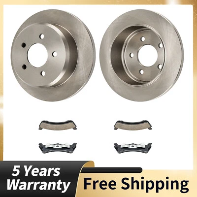 Rear Brake Rotors + Ceramic Pads For Ford Explorer 199-2001 Mercury Mountaineer - Image 1 of 4