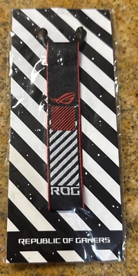 Asus Rog Republic of Gamers Lanyard Key Chain Ring 15320-00181000 New - Image 1 of 4
