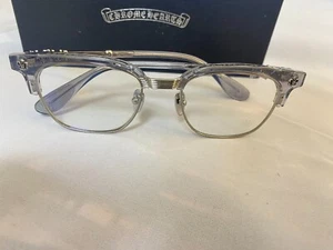 Chrome Hearts Cross Unisex Silver Frame Clear Glasses 53-19-150 New - Picture 1 of 8