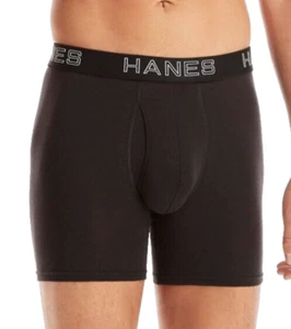 Hanes ultimate 5 pack tagless boxer briefs wicking comfort waistband XL 40 42 - Picture 1 of 7