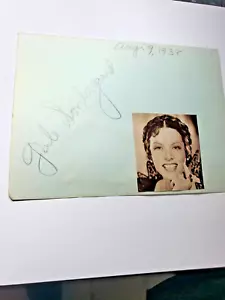 Gene Reynolds - Gale Sondergaard - signiert datiert 9.08.1938 - Bild 1 von 10