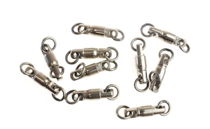 10 Girelle in acciaio Heavy W/2 Solid Rings - Size 8 mm - AZ984 - Foto 1 di 5