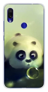 Coque en silicone imprimée compatible Xiaomi Redmi Note 7 Redmi Note 7 Pro Panda - Picture 1 of 3