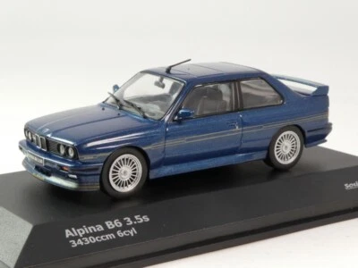 Solido BMW E30 Alpina B6 3.5S blue 1986 1/43 S4312001 - Immagine 1 di 3