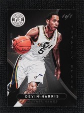 2012-13 Totally Certified Totally Black 1/1 Devin Harris #92