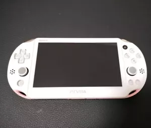 PS Vita PCH-2000 ZA19 Light Pink White PSV Slim Console Good Condition Tested - Picture 1 of 7