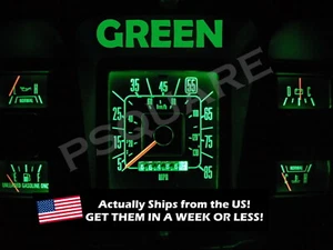 Gauge Cluster LED Dashboard Bulbs Green For Ford 75 91 E100 - E350 Van  - Picture 1 of 3