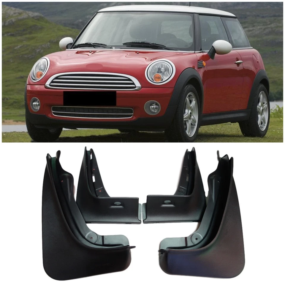 Splash Mud Flaps Guard Mudguards Fender For 2008-2014 Mini Cooper One R56 - Изображение 1 из 2