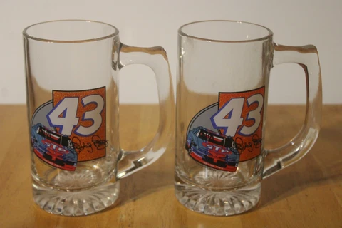 Richard Petty clear glass Mug/Cups Cover