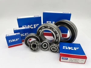 SKF Kugellager 6200 6201 6202 6203 6204 6205 6206 6207 6208 6210 2RS offen - Bild 1 von 5