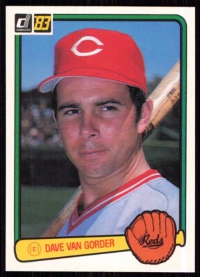 1983 Donruss Dave Van Gorder Rookie Cincinnati Reds #188 - Image 1 of 2