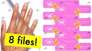 LOTTO LIMA PER UNGHIE SOFT TOUCH SAND TURTLE ROSA SABBIA 280 GRANA ULTRA FINE -8! ๐LEGGI๐ - Foto 1 di 15
