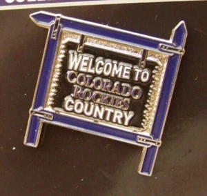 Welcome to Colorado Rockies Country pin MLB c43741 - Picture 1 of 6