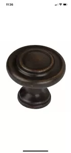 1 GlideRite Bronze mit Ölschliff klassischer runder Ring Schrankknöpfe 5415-orb-1 - Bild 1 von 1