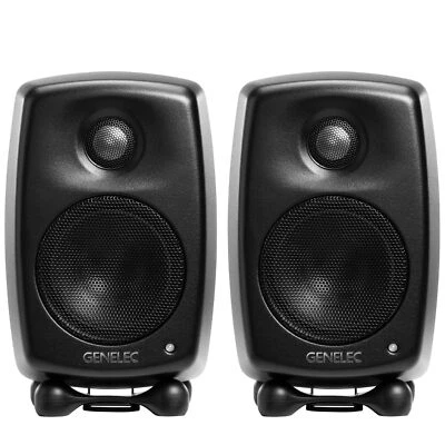 Genelec G One Active Speakers (Pair of 2) (Black) Monitor Speakers From Japan - Image 1 of 4
