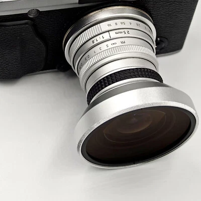 Lente adicional súper ojo de pez plateada fuerte aplicabilidad 37 mm 0,25X para 37 mm Foto 1 de 4