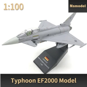 Juguete diecast militar de combate Europa Typhoon EF2000 avión de combate modelo 1:100 - Imagen 1 de 10