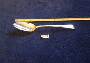 1797 George 111 massives Silber 8 1/2" Zoll Servierlöffel von Solomon Houghman (AC13) - Bild 1 von 5