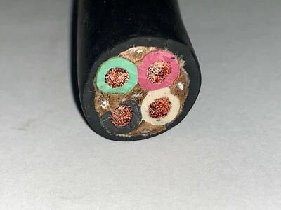 15 FT 8/4 SOOW SO SOO SOW BLACK RUBBER CORD EXTENSION WIRE/CABLE