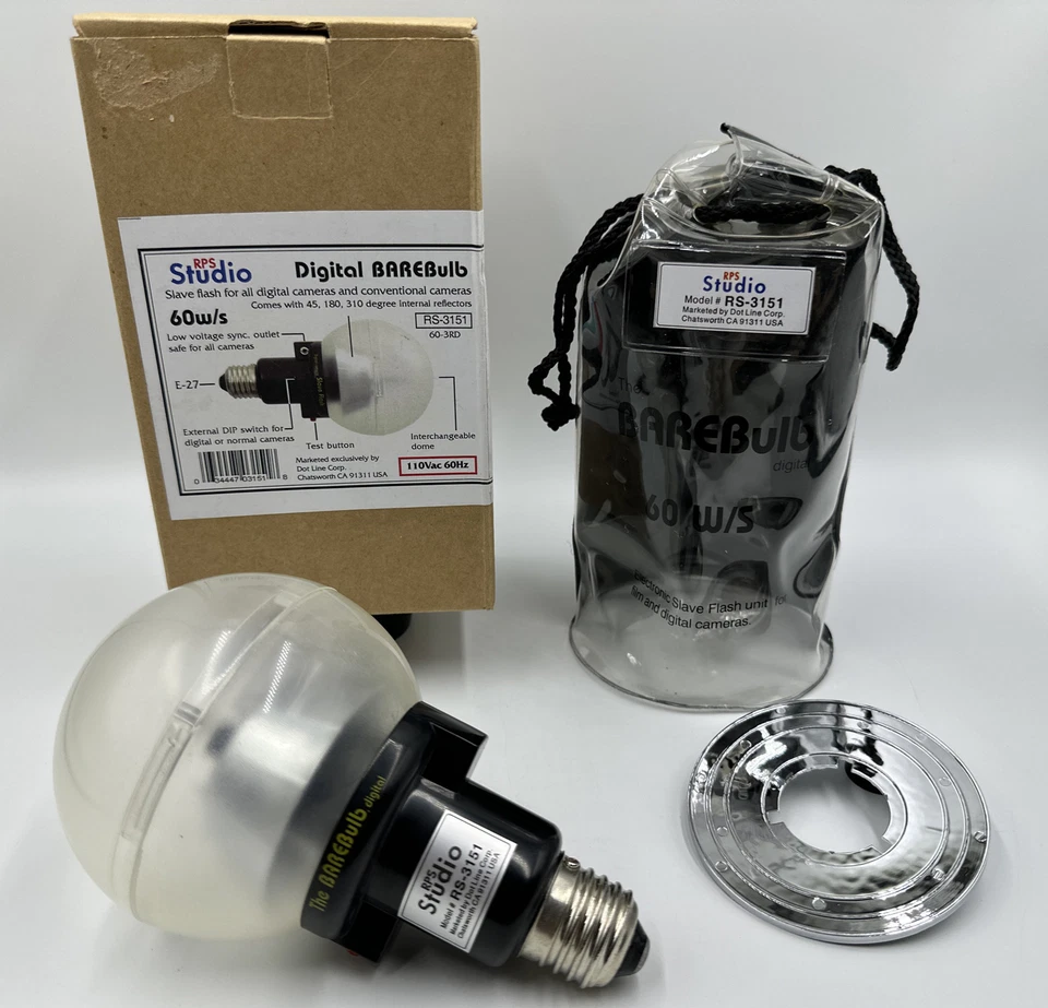 RPS Studio Digital BAREBulb RS-3151 - PROBADO = ¡FUNCIONA MUY BIEN! Foto 1 de 4
