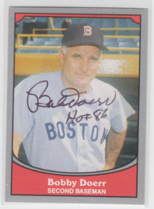 Autographed 1990 Pacific Legends Bobby Doerr(Deceased)