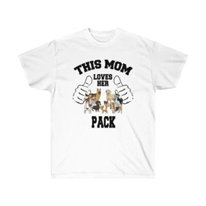 THIS MOM LOVER HER PACK Unisex Ultra Cotton Tee - Picture 1 of 25