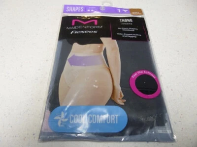 Tanga de encaje Maidenform Flexees suavizante ropa moldeadora fresca comodidad desnuda para mujer 3XL Foto 1 de 3