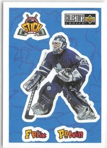 1996-97 Collector's Choice Stick'Ums #S11 Felix Potvin - Picture 1 of 2