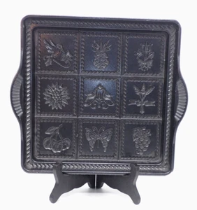 Nordic Ware English Shortbread Keksform Aluguss 9x9 Frühlingsblumen Obst - Bild 1 von 9