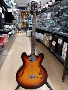 Bajo eléctrico semiacústico Epiphone RIVOLI Sunburst usado de Japón - Imagen 1 de 9