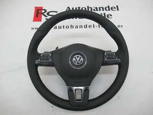 VW Passat 3C B7 10-14 Leder Lenkrad Neu bezogen Echtleder schwarz 3C8419091BF - Bild 1 von 14