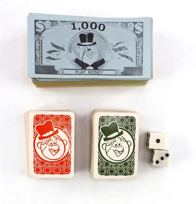 1965 Go For Broke Game Replacement Cards & Money - Image 1 of 4