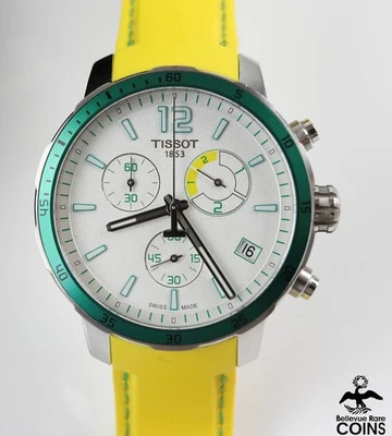 Tissot Quickster Chrono Quartz White Dial St. Steel Case Men's Watch T095449A - image 1 of 4