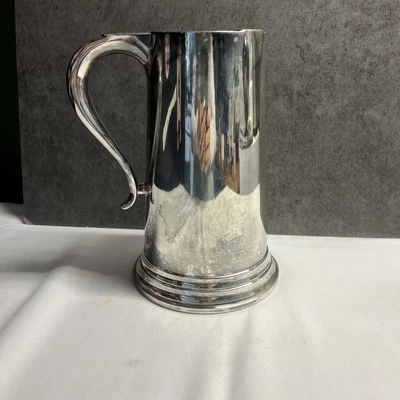 Jarra de agua vintage Reed And Barton plateada con tapón de hielo delgada 5455 Foto 1 de 4