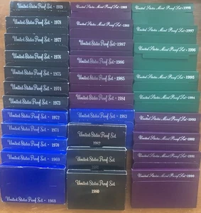 1968-1998 US Proof Sets - Complete Run of 31 Sets  Box/COA - Picture 1 of 1