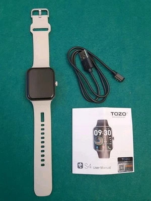 TOZO S4 Smart Watch Bluetooth Amoled Touch Screen Fitness Tracker Waterproof New - Image 1 of 4
