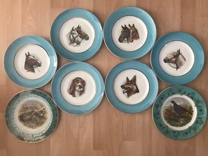 Horse, dog, game bird collectors plates - Picture 1 of 20