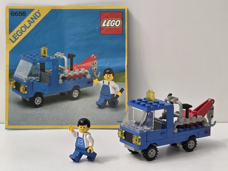 UNIDAD GRÚA LEGO TOWN 6656 VINTAGE I 100% REPUESTOS con MANUAL Foto 1 de 4