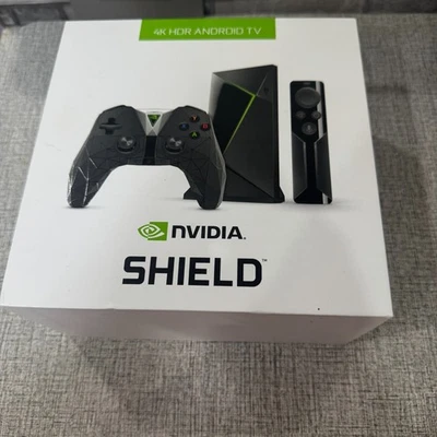 NVIDIA Shield Model P2897 4K HDR Android Tv  Shield Controller Remote + Adapter - Image 1 of 4